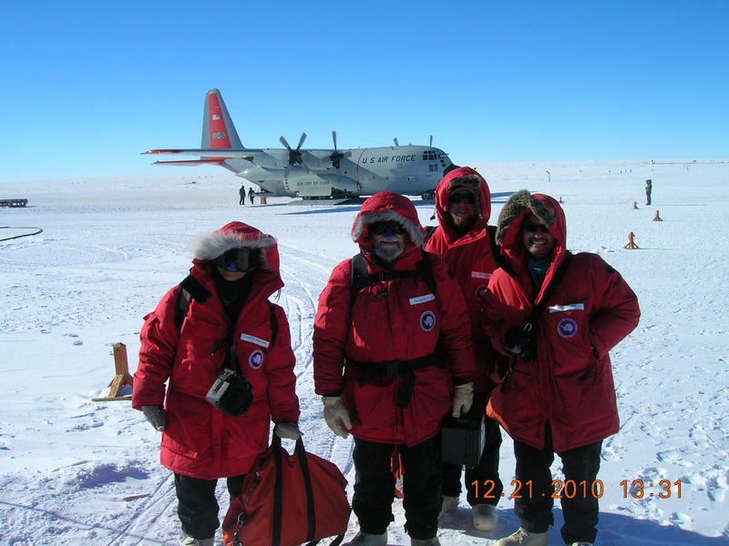 MIST members at South Pole Station.